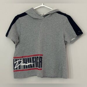 ⭐️Like New⭐️ Youth Hooded Short Sleeve Top- Size Small